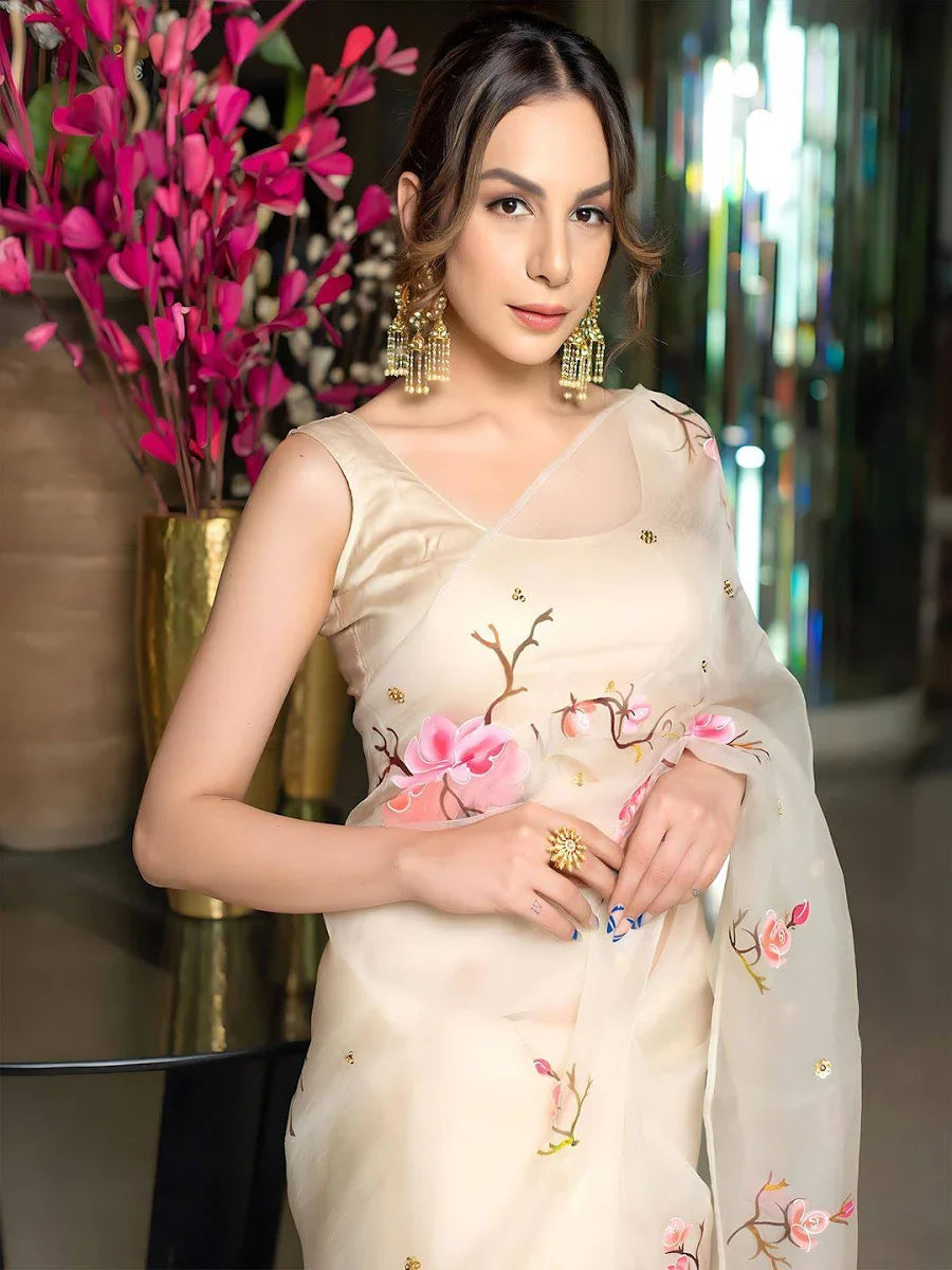 Organza Sarees
